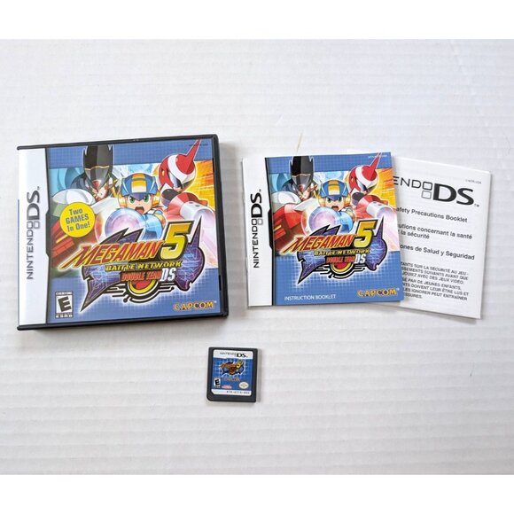 Mega Man Battle Network 5 Double Team Nintendo DS Complete Tested Working CIB - Picture 1 of 7